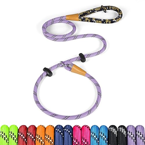 lynxking Correa Reflectante para Perro, Resistente, cómoda y Fuerte, para Perros Grandes y medianos