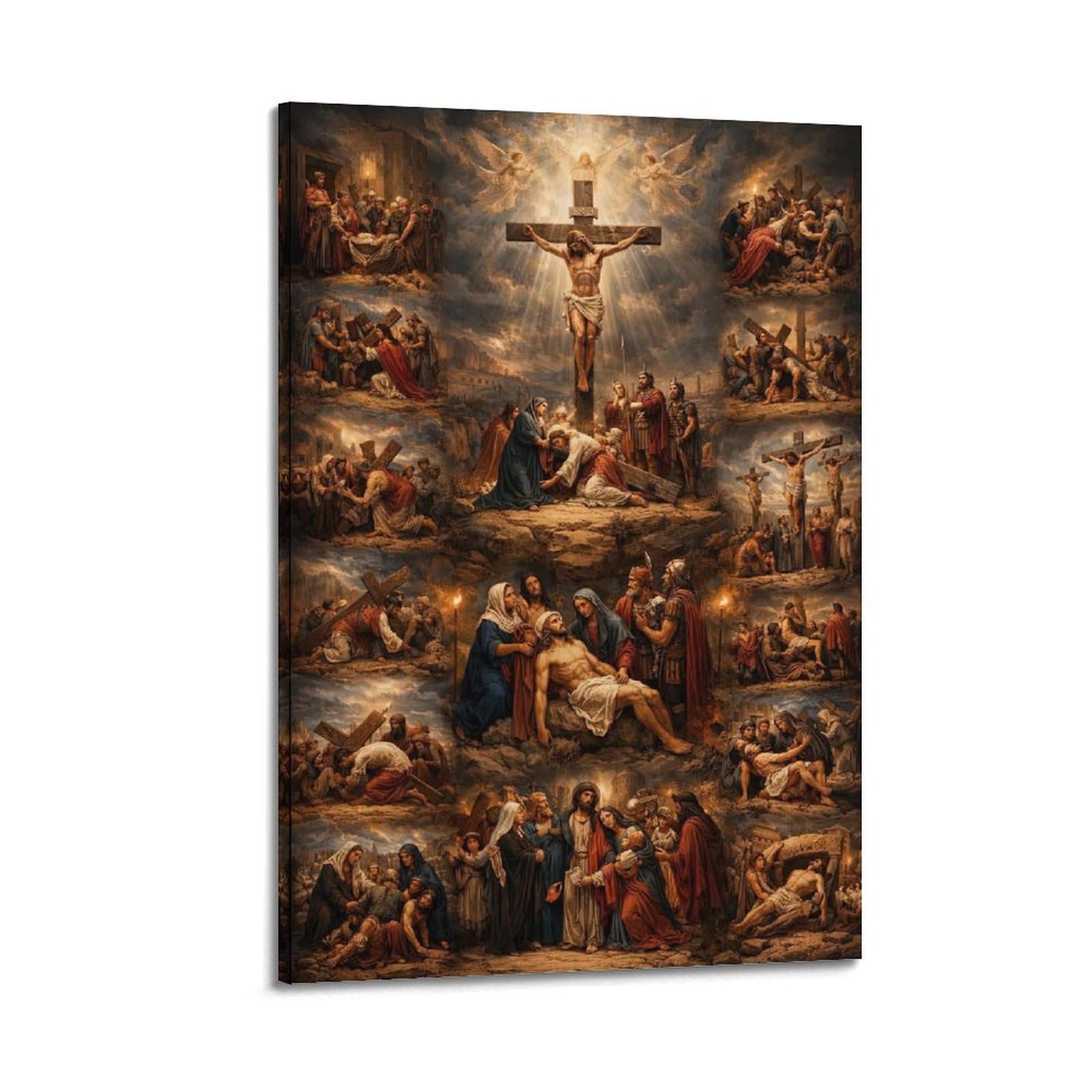 ESTE Religion Christianity The Passion of Jesus Poster Decorative Painting Canvas Modern Art Picture 20x30inch(50x75cm)