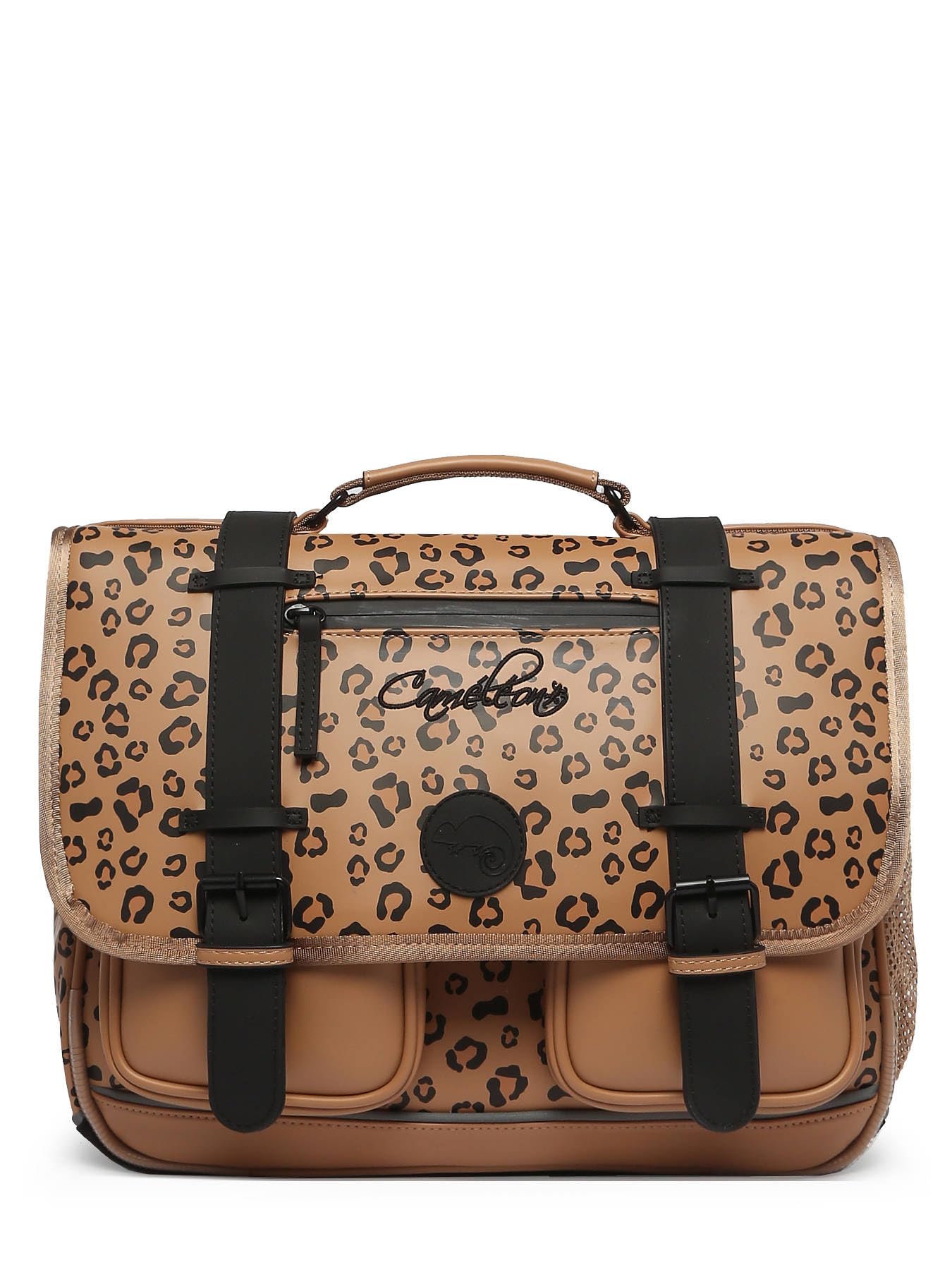 Cameleon Cartable scolaire Marron 38cm Vintage North avec 2 compartiments - Idéal pour l'école primaire et la rentrée scolaire en CP, CE1 et CE2 pour fille et garçon