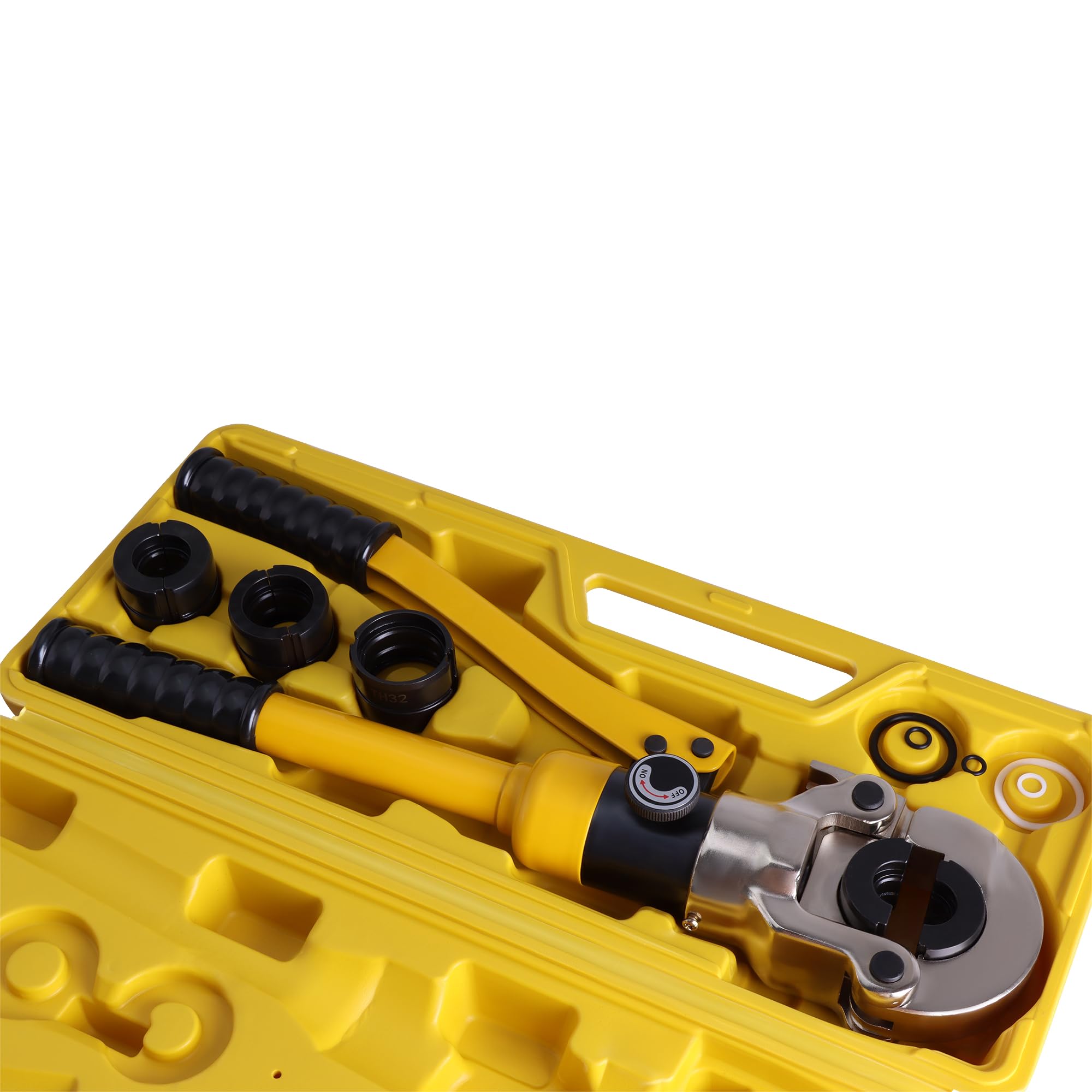 Herramienta de engarzado PEX 6T 16-32 mm con barra TH contorneada