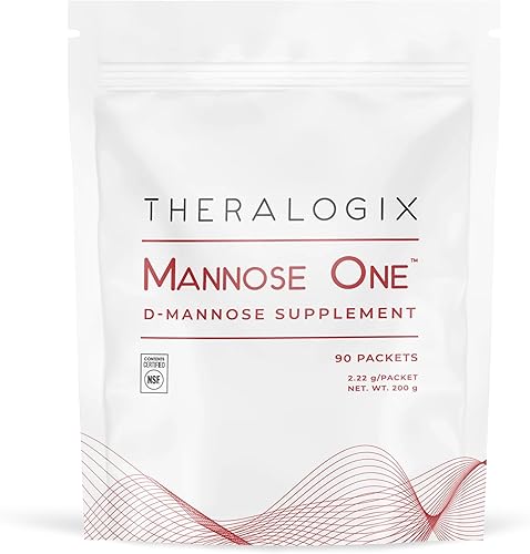 Theralogix Mannose One D-Mannose Powder - Suministro para 90 días - Apoya la salud del tracto urinario con 2,000 mg de D-Manosa* - Certificado NSF -