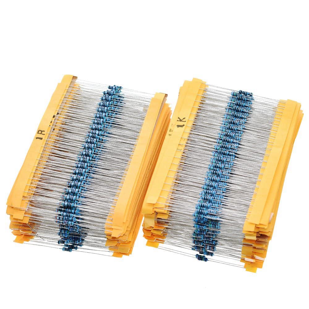 kit de resistances 130 valeurs 2600 pieces 1 ohm 10m ohm 1 4w kit de resistances 130 valeurs 2600 pieces 1 ohm 10m ohm 1 4w