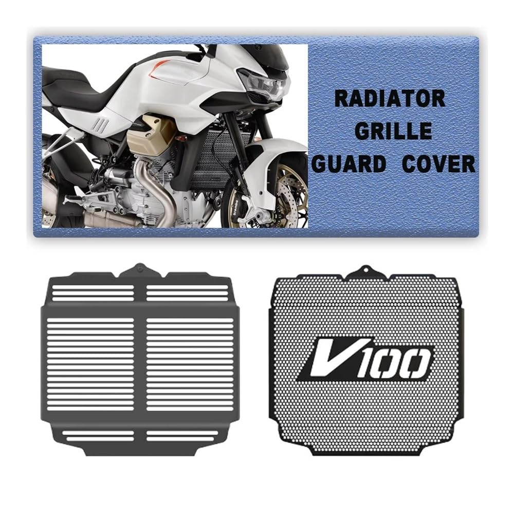 Moto Copri Radiatore Griglia Accessori Per Motociclette Per V100 Mandello S 2024 2023 Griglia Protezione Del Radiatore Serbatoio Dell'acqua Copertura Radiatore Dell'olio Componente Di Protezione