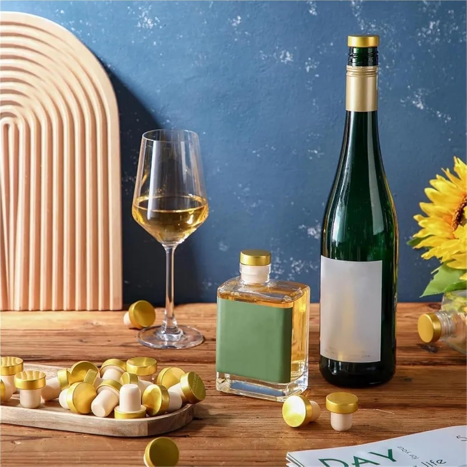T Shaped Stoppers Cork Wine Bottle Reusable Sealing For Beer Bottles DIY Craft 12 24 36 48 100 Pcs(100pcs)