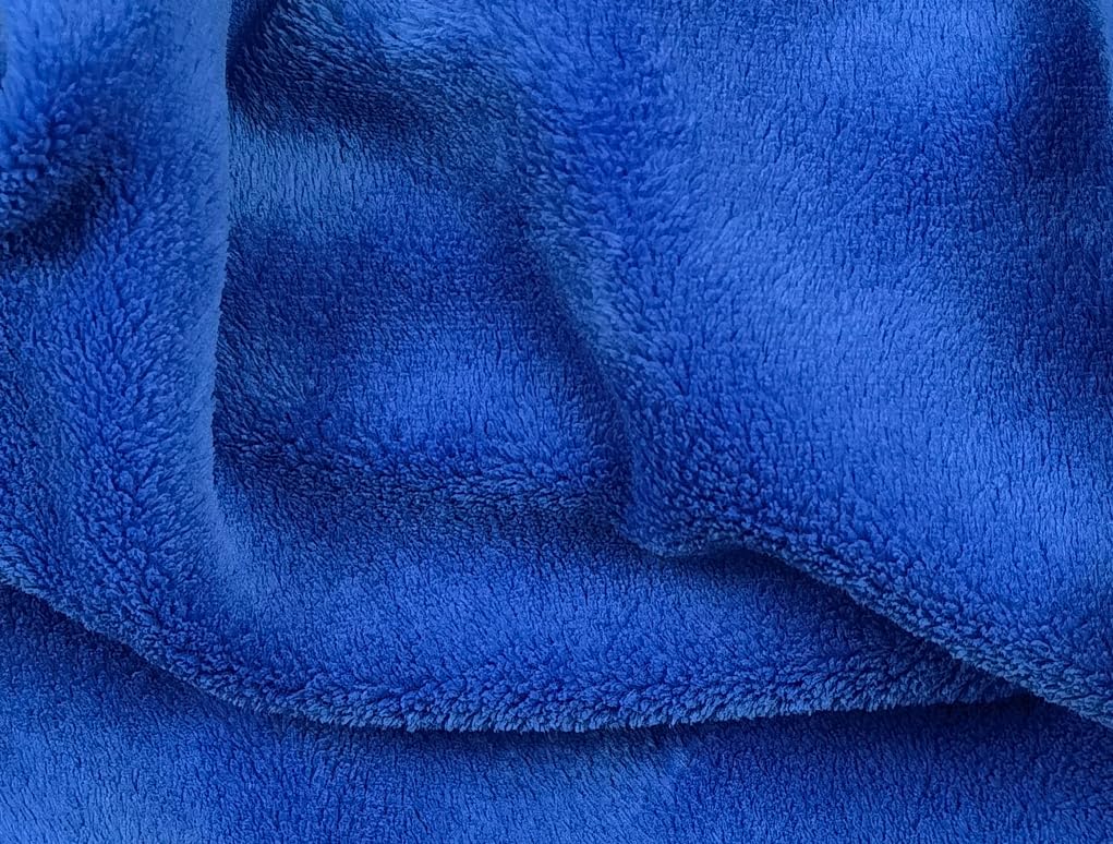 ShezPretty Premium 2in1 Soft Travel Blanket Pillow with Airline Hand Luggage Sleeve and Backpack Clip Airplane (Blue)