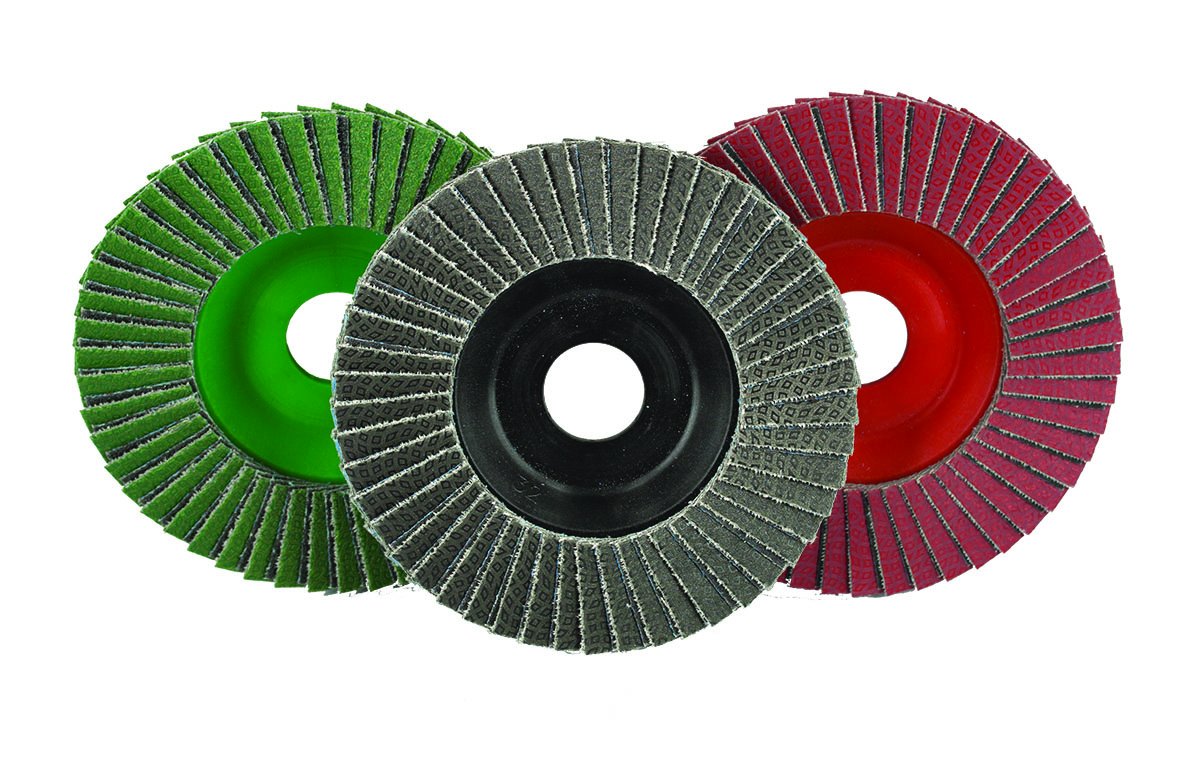 DISCO LAMELLARE DIAMANTATO/DIAMOND FLAP DISC (60 MICRON DIAMETRO 115 - HYBRID T GN-120)