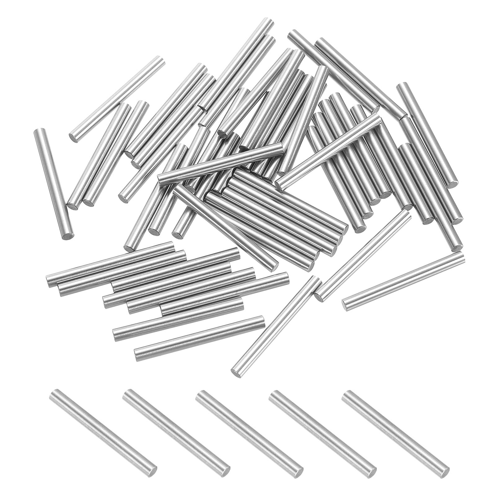 PATIKIL Metal Dowel Pins 2.5x25 mm