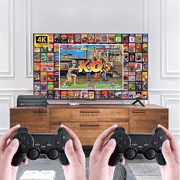Mini Arcade Game Console Full HD Video Games Box 10000 Games with Two Cable Gamepads