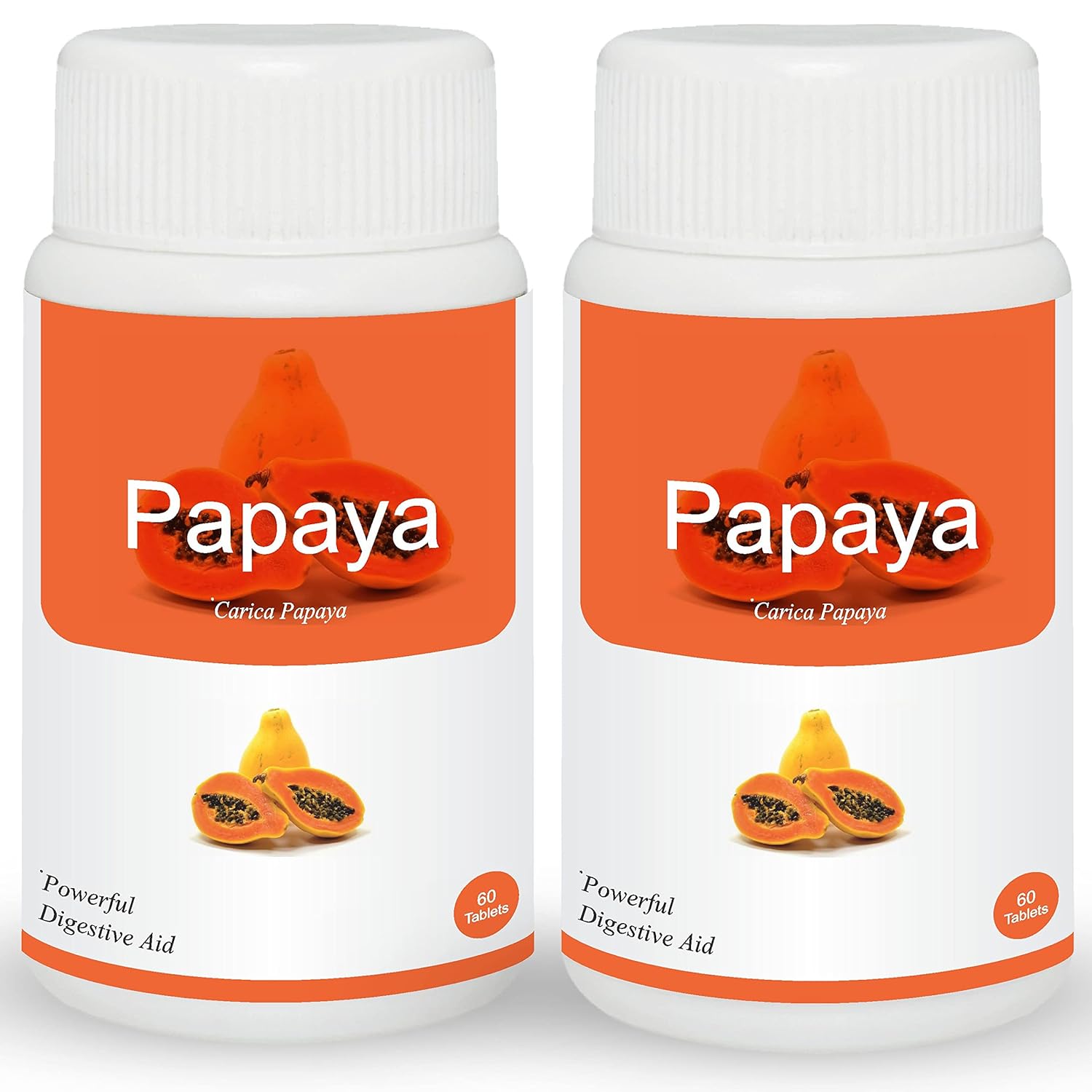 Herb Essential Carica Papaya Leaf Extract 500Mg Tablet 60 Count (Pack