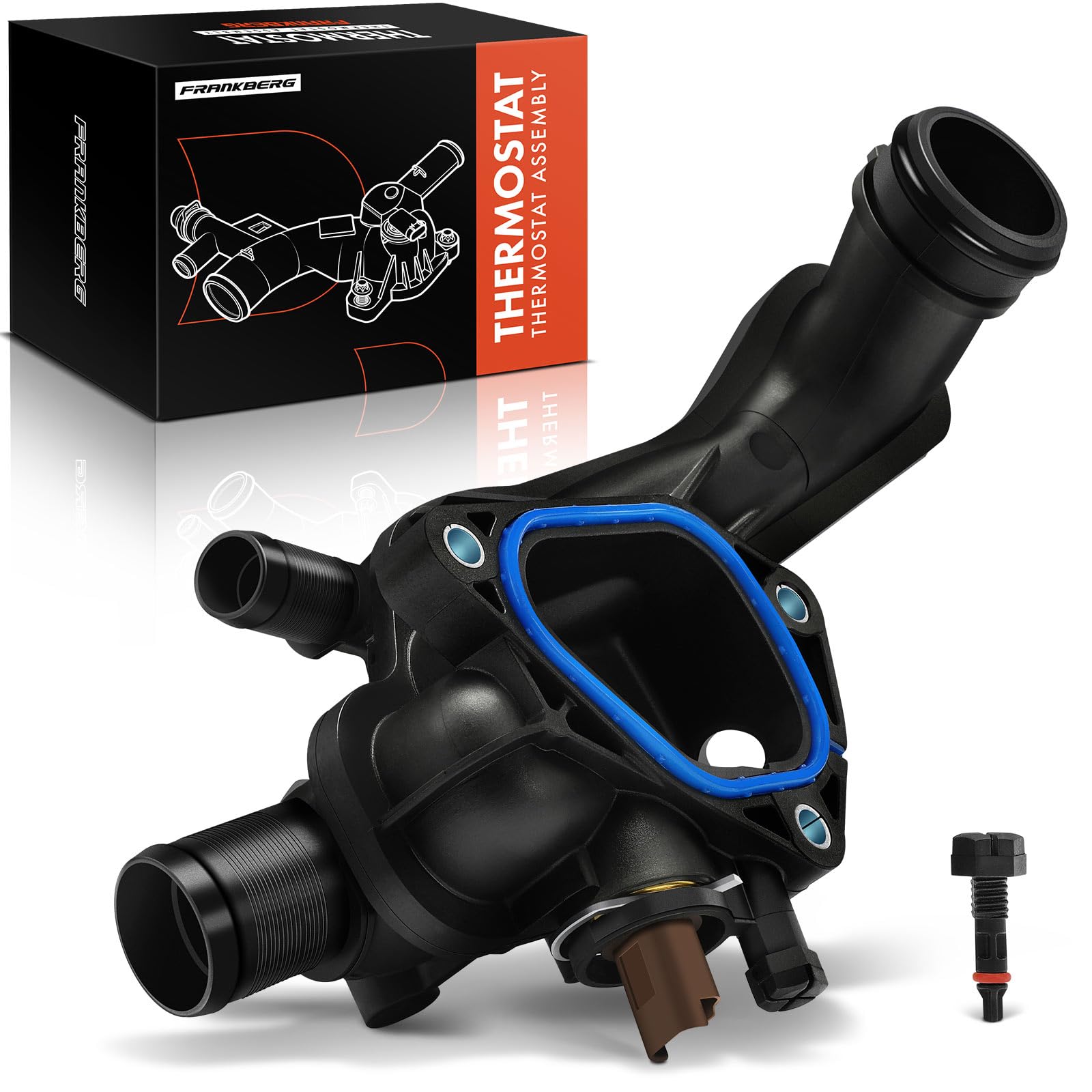 Frankberg Termostato Refrigerante Carcasa para C3 C4 C5 DS3 DS4 DS5 207 208 3008 308 5008 2006-2020 11537534521
