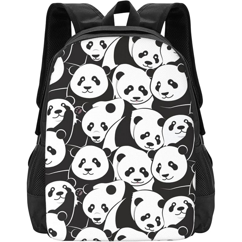 シューズ バッグ パネル ニューアートフレーム ナチュラル リュック 黒い白 かわいい パンダ バックパック リュックサック メンズ レディース 大容量 おしゃれ 人気 多機能 軽量 Pcバッグ 高校生 中学生 通勤 通学 旅行 ビジネスリュック 双肩バッグ アウトドア