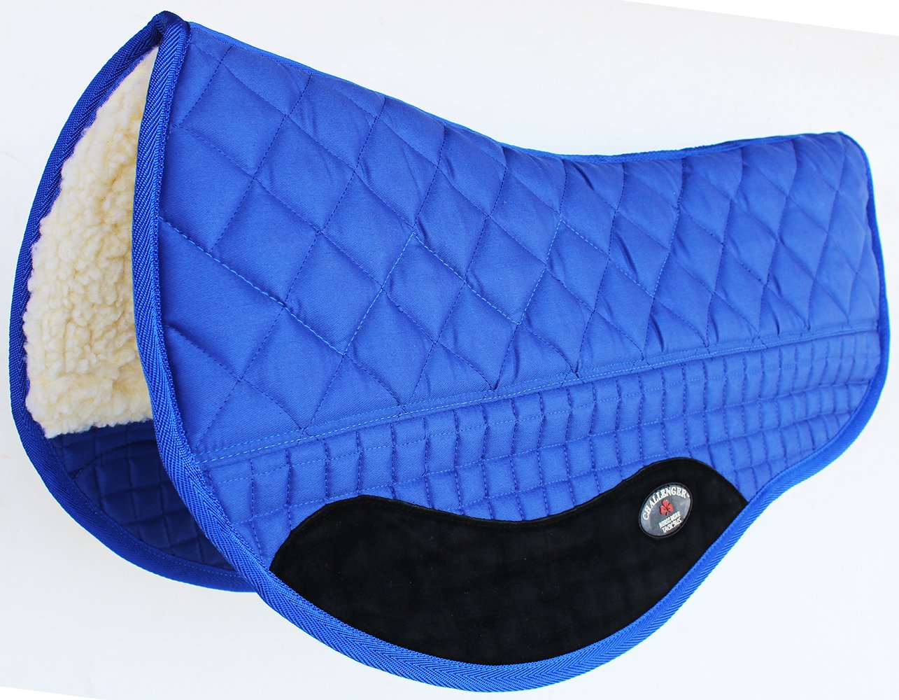 Cavallo Sella, Western 26 x 22 Endurance in Pile Trapuntato in Cotone 39165 – 168, Blue Black, 28" x 16"