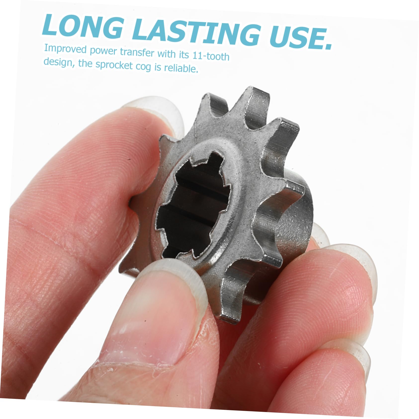 GRIRIW Metal Drive Sprocket 11t Chain Cog Replacement for 47cc 49cc 2-Stroke Bike