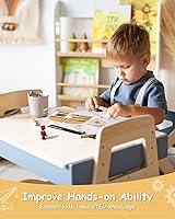 Vista 6 de SainSmart Jr. Kit de construcción de carpintería, juego de proyectos STEM 2 en 1 para niños, juguetes de montaje de manualidades de madera