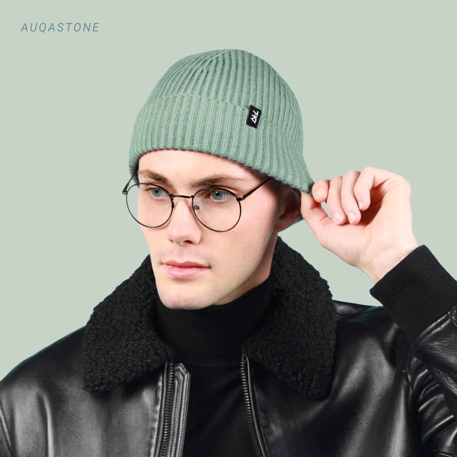 CHOK.LIDS Ribbed Fisherman Beanie Slouchy Knit Skull Cap Warm Stocking Hats Men Women Striped Winter Beanie Hat Cuffed - Image 6