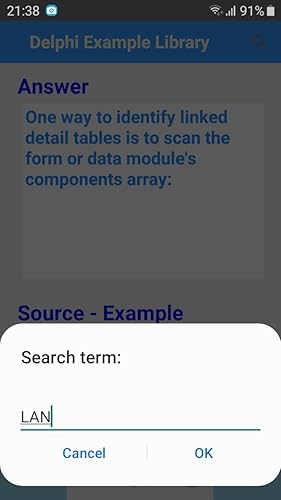 Delphi Example Library - Tips and Tricks + Forum