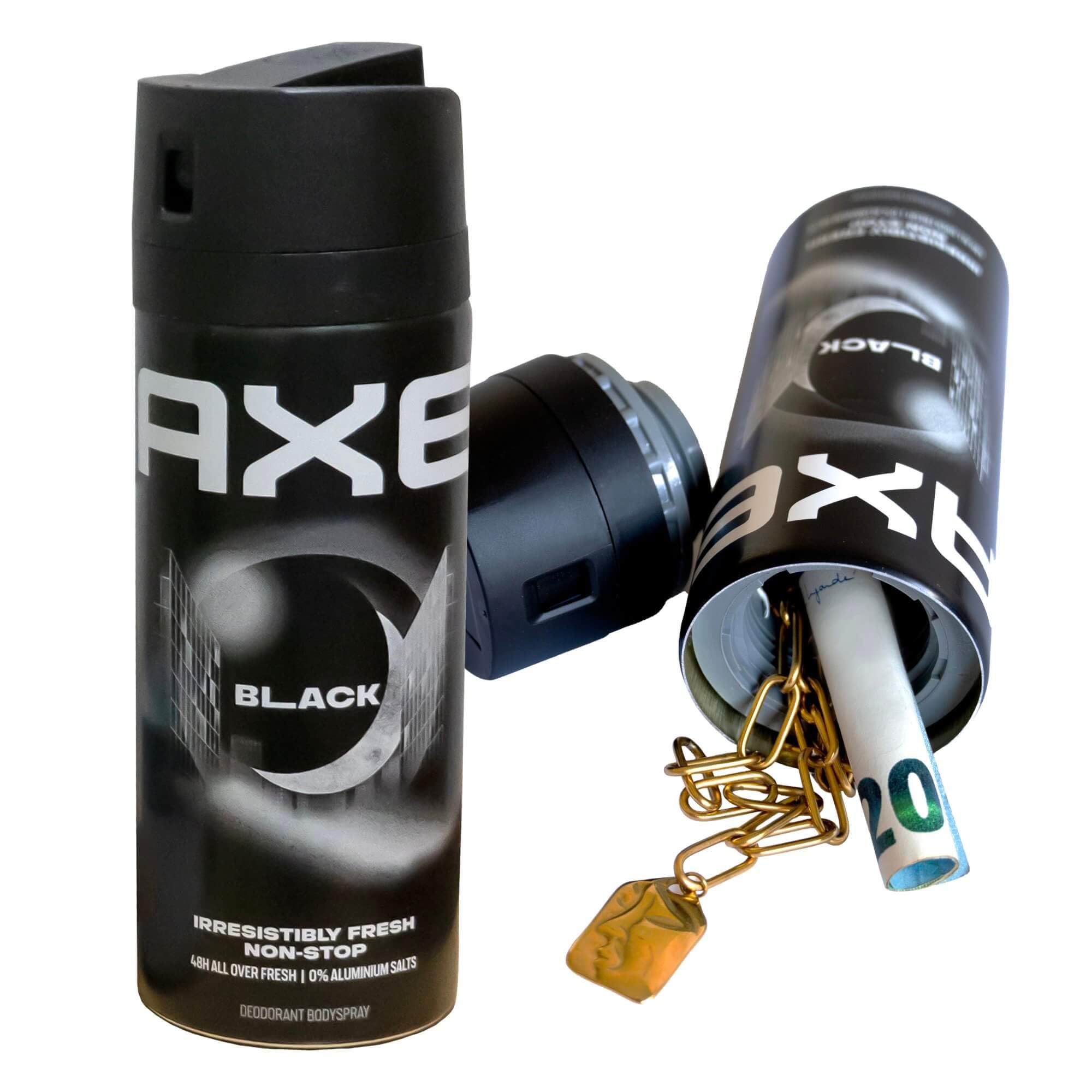 Déodorant avec Compartiment Secret Caché | Déodorant avec Cachette Secrète Originale | Mini Coffre-fort Camouflé Portable pour Garder des Objets de Valeur