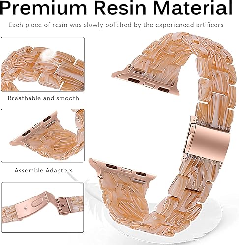 Miniatura 5 de Miimall Correa de resina compatible con Apple Watch de 1.99, 1.77, 1.73, 1.65, 1.61, 1.57, 1.49 pulgadas, para Apple Watch Ultra 2UltraSESE 2, Apple