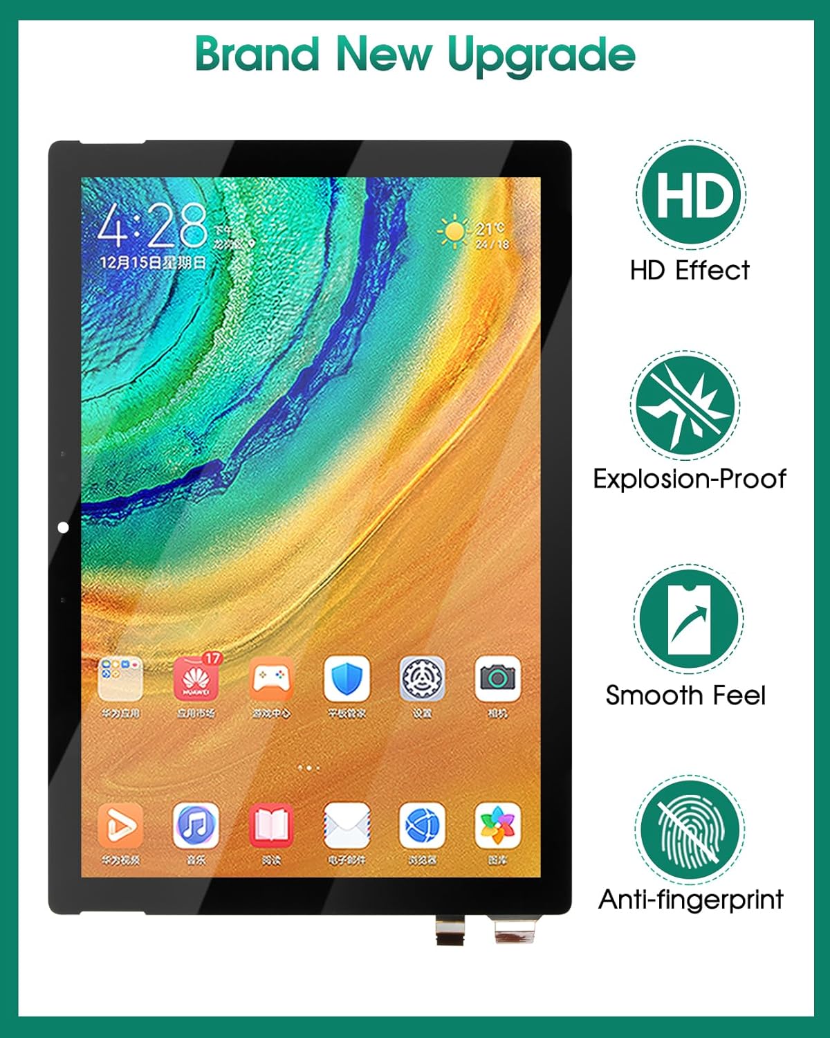 for Microsoft Surface Pro 7 Plus Screen Replacement for Microsoft Surface Pro 7 Plus 1960 LCD Digitizer Repair Kits for Surface Pro 7 Plus Touch Screen Display Assembly Replacement 1961 (2021) 12.3"