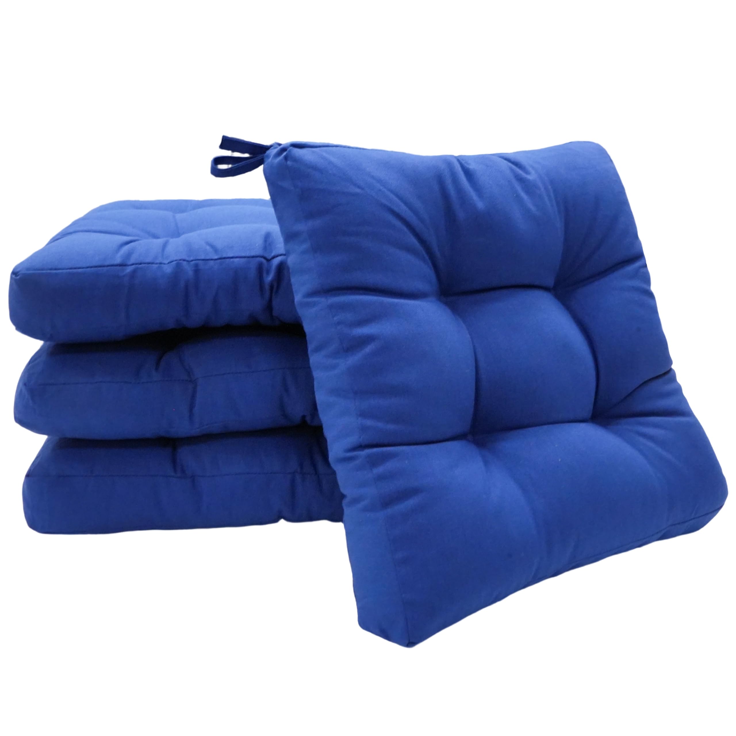 Viste tu hogar Pack 2 Cojines para Silla, 40x40x5 CM, Efecto Tridimensional, Relleno de 100% Poliéster, Ideal para Comedor, Terraza, Salón y Restaurante, Color Raya Beige, Fabricado en España — view 14