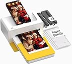 KODAK Dock Plus 4PASS Instant Photo Printer, 4x6” Portable Picture Printer, Bluetooth & Dock 2-in-1 Home and Gift Printer for iPhone & Android, 50 Sheets Bundle