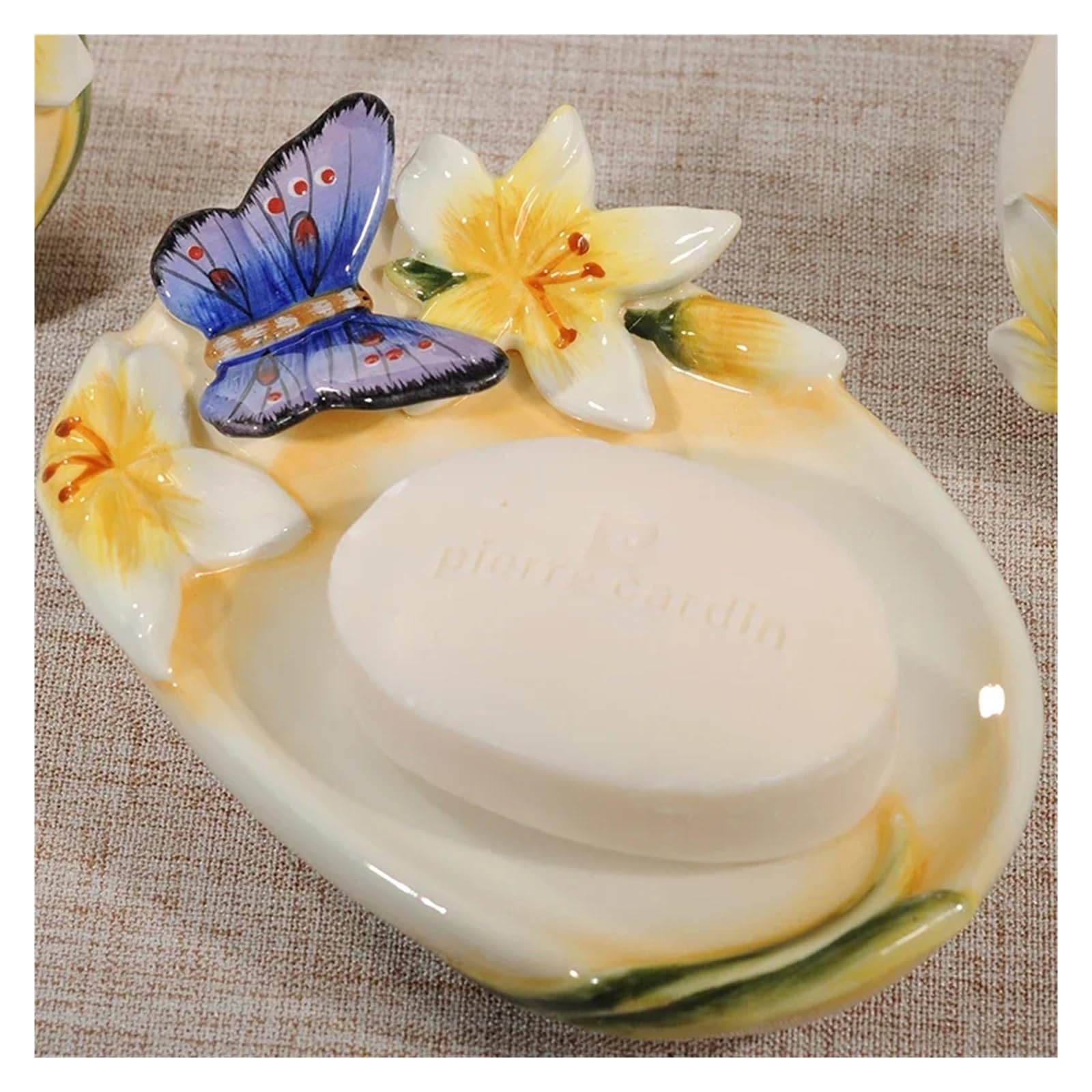 Manguera De Ducha Accesorios de baño Juego lavado Butterfly Vaso tocador for el hogar(5pcs)