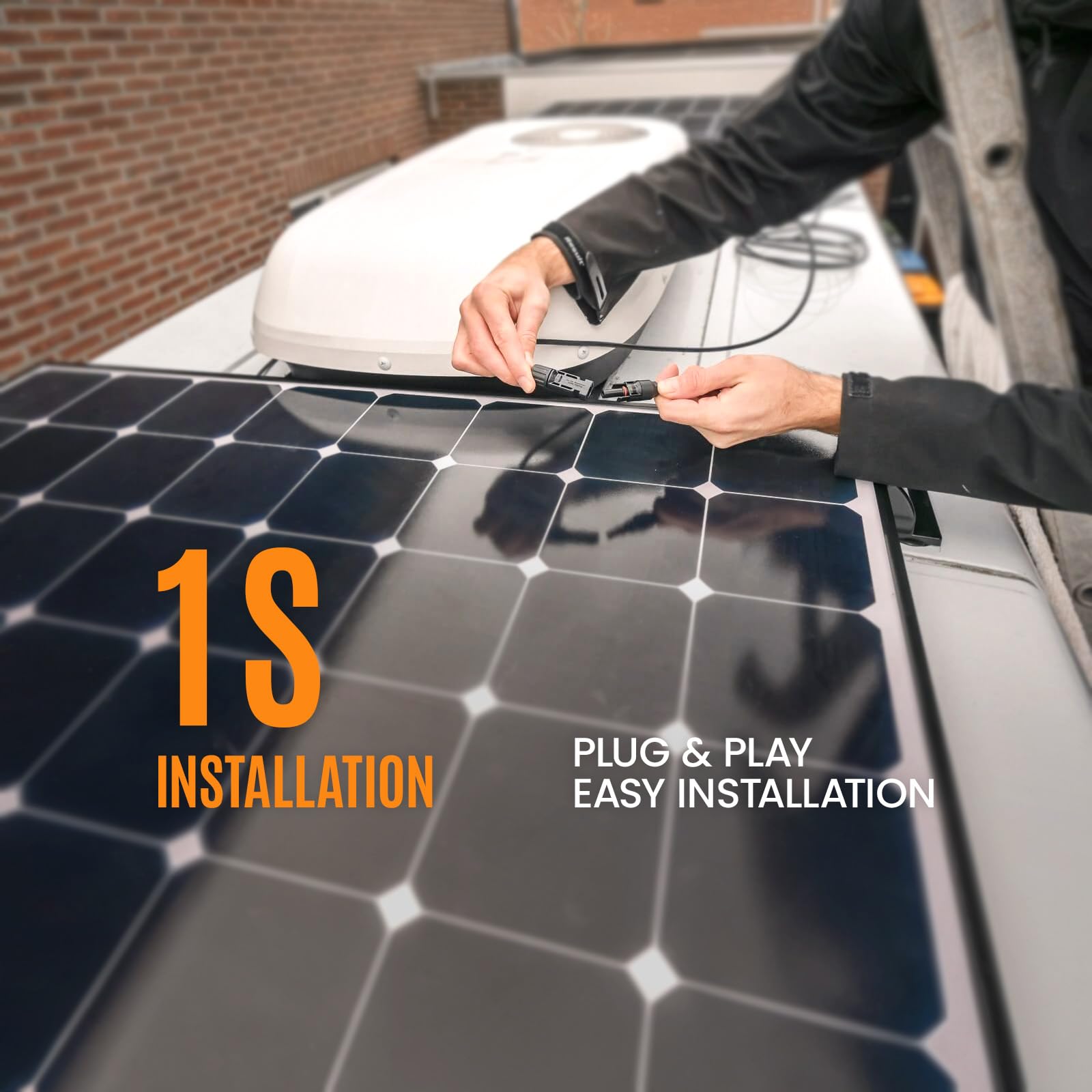 Solarpanel Y Abzweigverbinder 2 bis 12, IP67 Wasserdicht Parallelsplitter Adapter Kit, werkzeugloser Kabelverbinder für PV-Anlage, kompatibel mit 14-10AWG Solardrähten DC1000V 30A