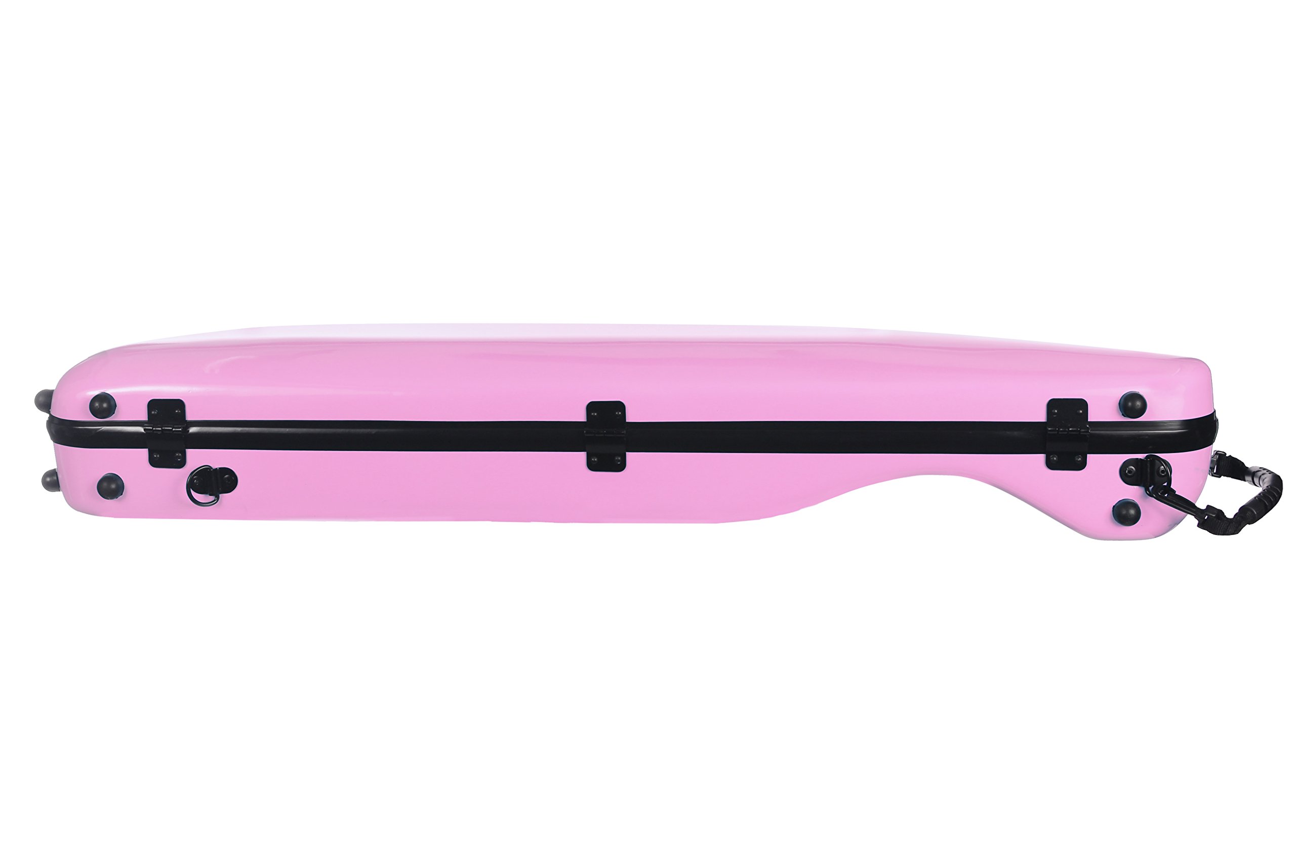Futerał skrzypcowy Fiberglass 4/4 Safe Flight różowy M-case + torba na nuty