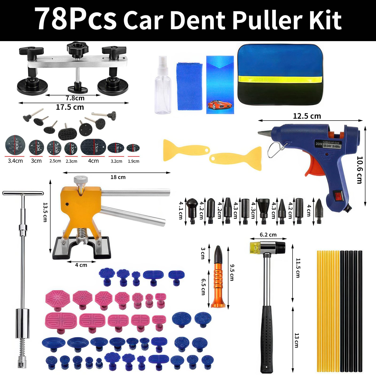 Kit di riparazione per ammaccature auto