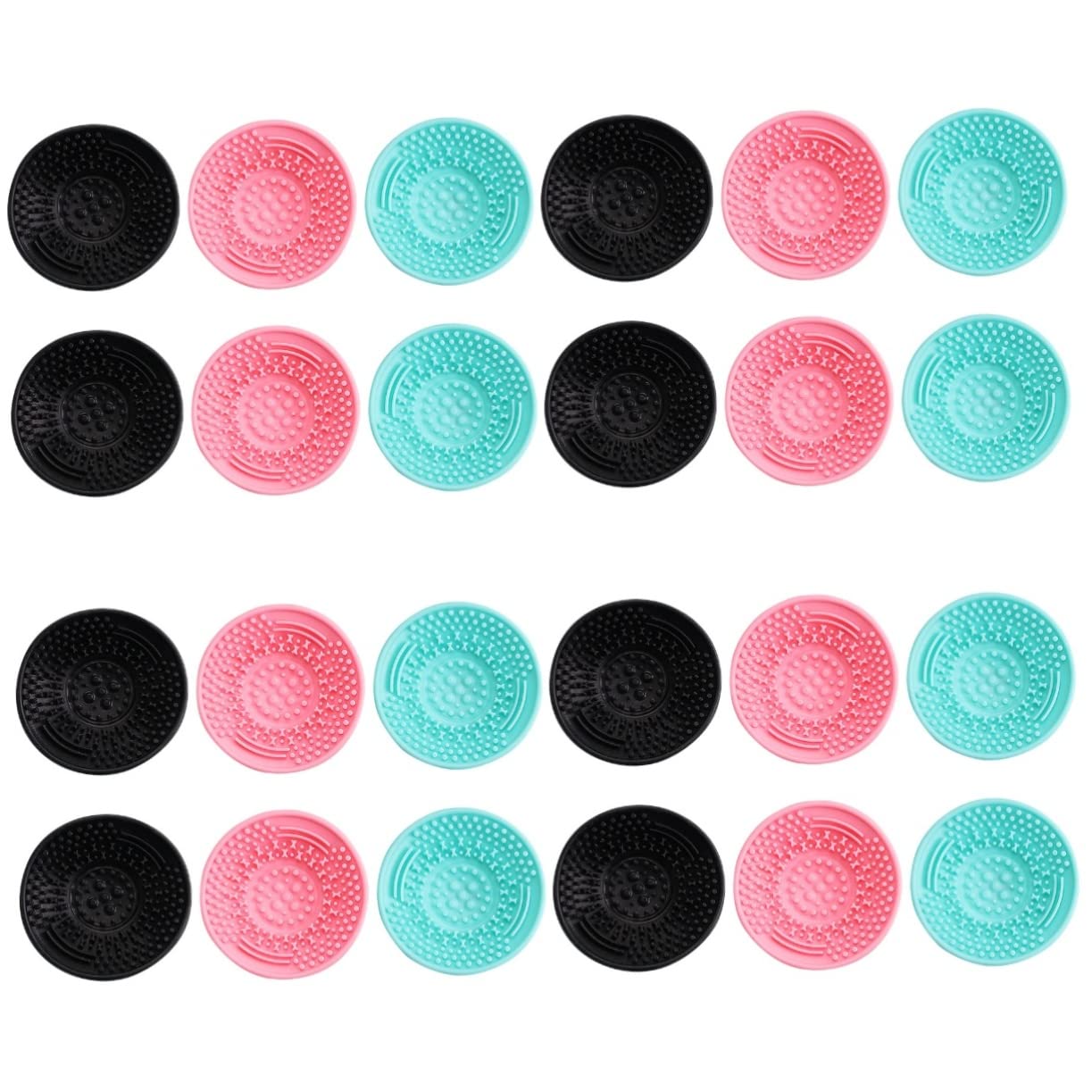 minkissy Pz Spugnetta Pennelli Di Bellezza Per Il Trucco Scrubber Per Pennelli Da Trucco Gadget Per Il Trucco Applicatore Di Trucco in Silicone Palmare Tampone Di Pulizia Gel Di Silice
