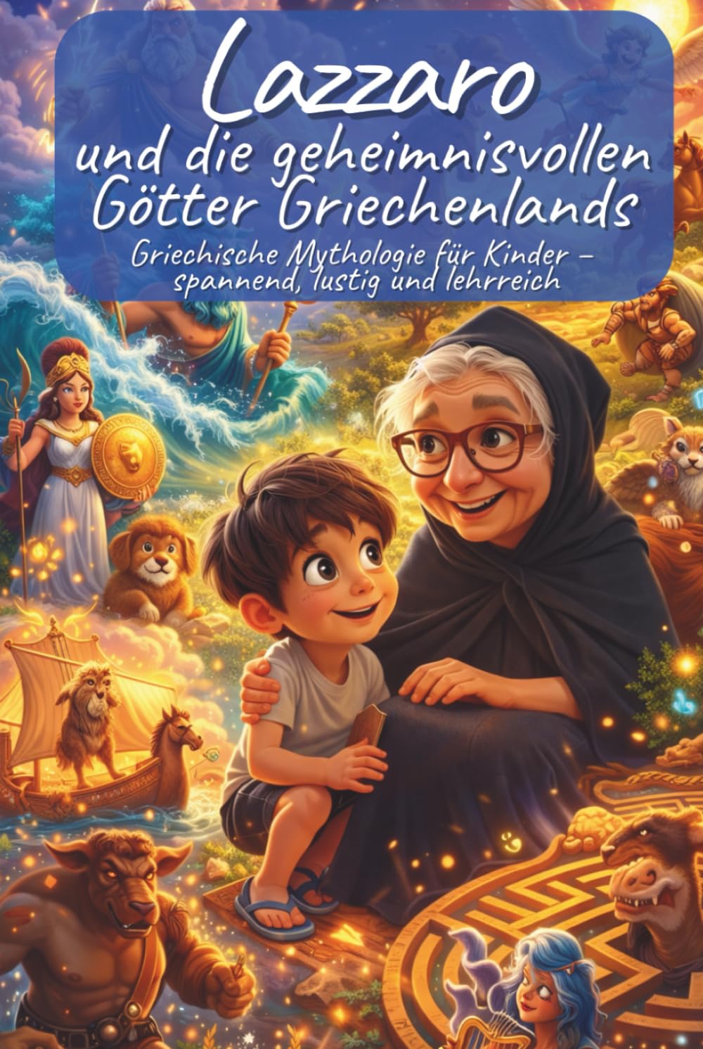 Lazzaro und die geheimnisvollen Götter Griechenlands. Griechische Mythologie für Kinder – spannend, lustig und lehrreich. Eine magische Reise zu den ... Kindgerecht erzählt • Liebevoll illustriert