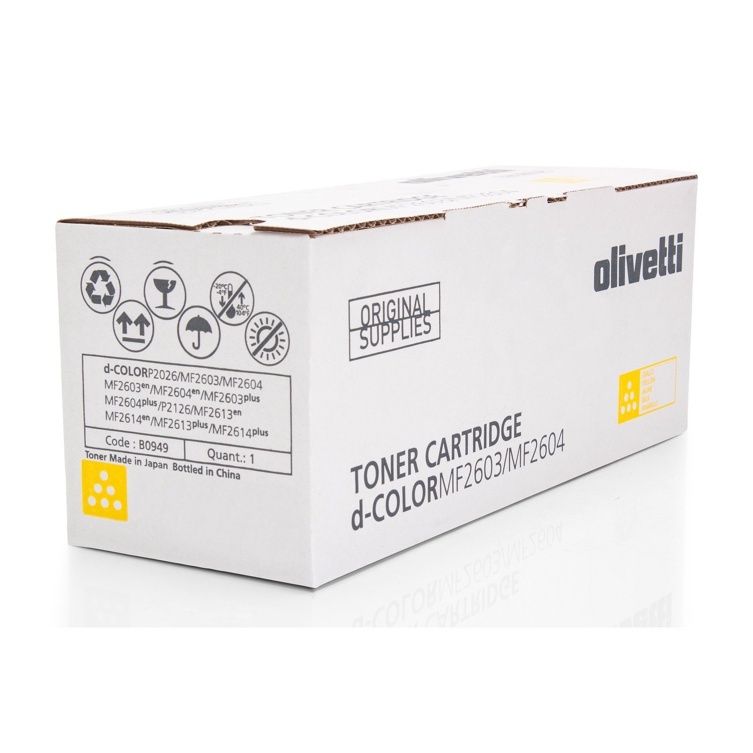 Olivetti B0949 cartucho de tóner Original Amarillo 1 pieza(s) - Tóner para impresoras láser (5000 páginas, Amarillo, 1 pieza(s))