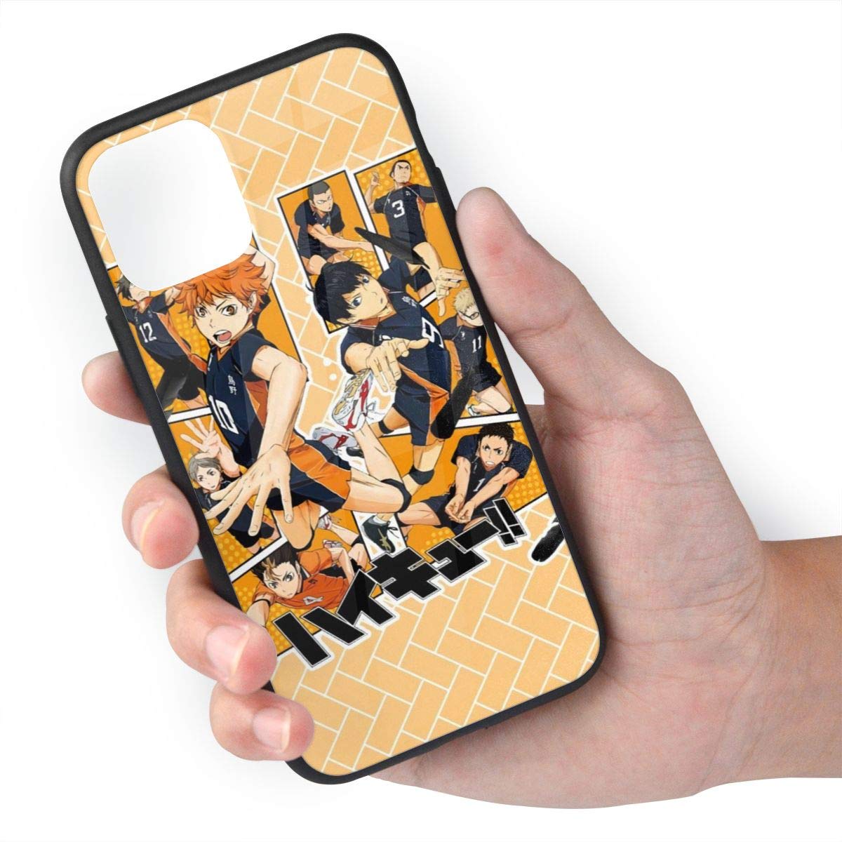 Haikyuu!! iPhone 11 Case,Anti-Yellow Anti-Scratch Shockproof Case Soft TPU Bumper Cover Case,Dual Layer Rugged Bumper Case for iPhone 11 Pro Max iPhone 11