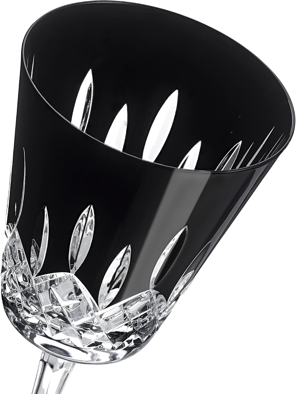 Waterford Lismore Black Large Goblet Set of 2