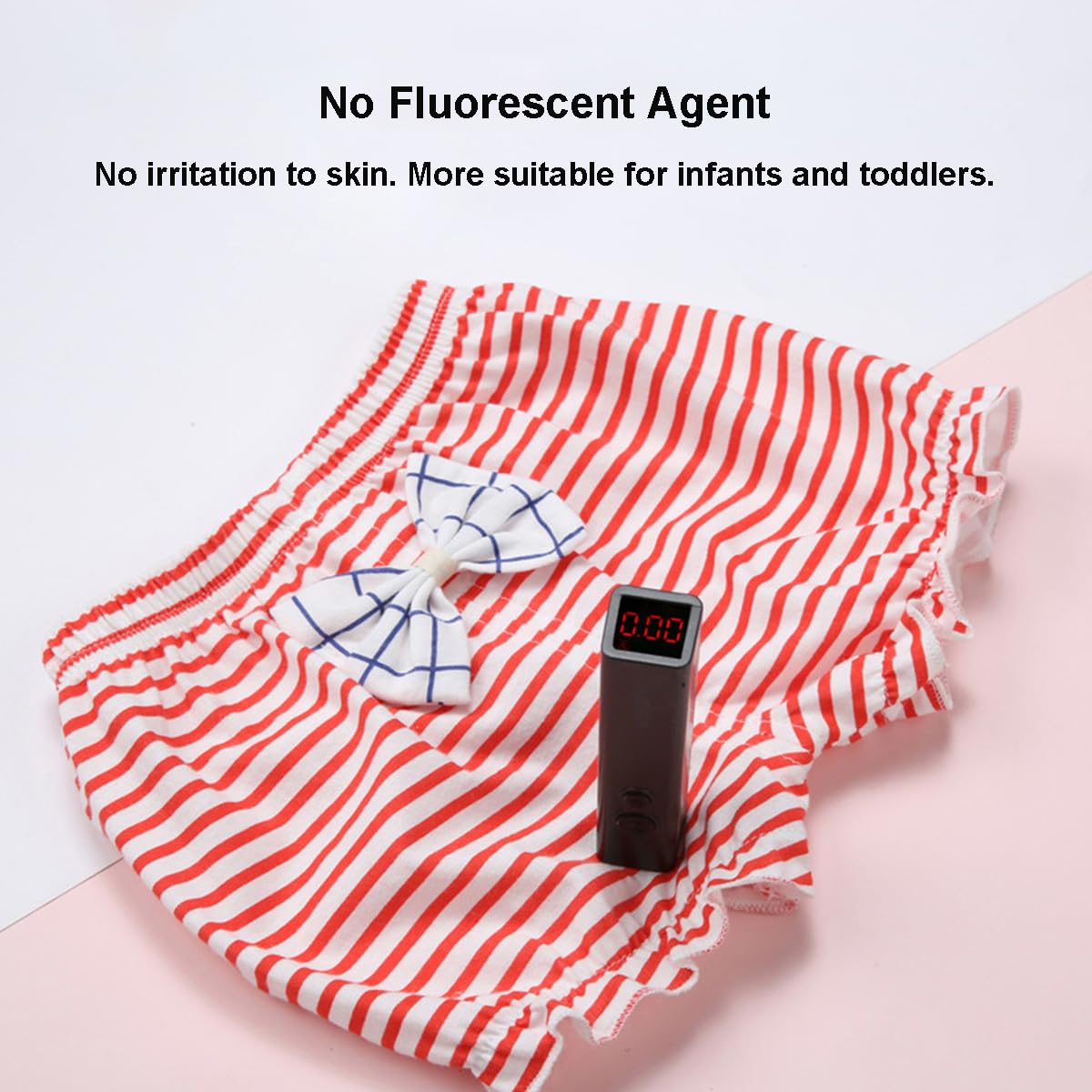 Höschen Packung mit 4 Baby Mädchen Baumwolle Unterwäsche Unterhosen Rüsche Hose Bloomer Shorts mit Bowknot Baby Kleinkinder Windelhosen Sommer Unterwäsche 6 Monate-3 Jahre