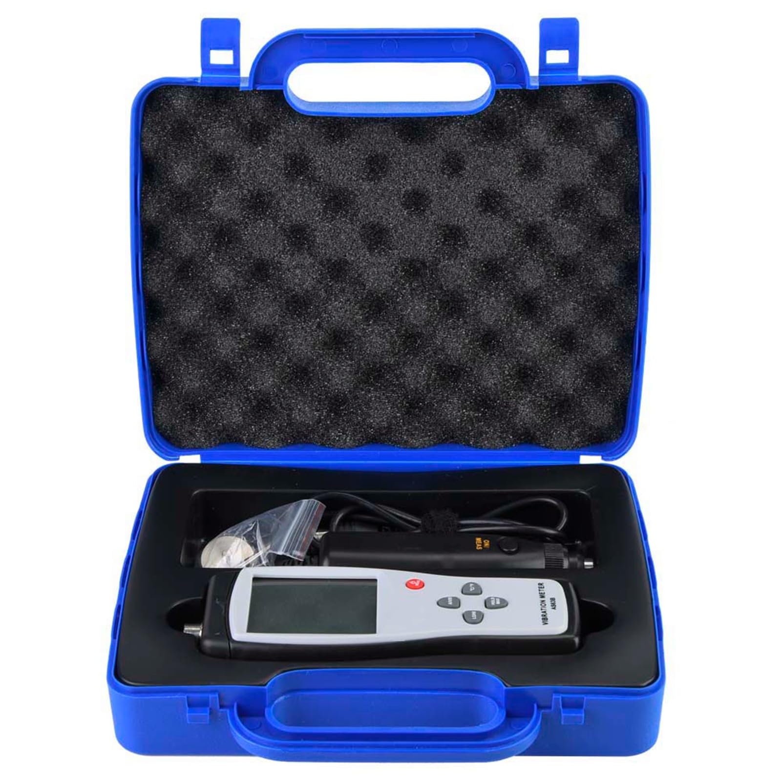 Vibrationsanalysator-Tester, LCD-Vibrationsanalysator, LCD-Vibrationstester, Messgerät, Vibrometer, Messgerät, Analysator, Vibrationstester AS63B, Analysieren Sie den Eingang