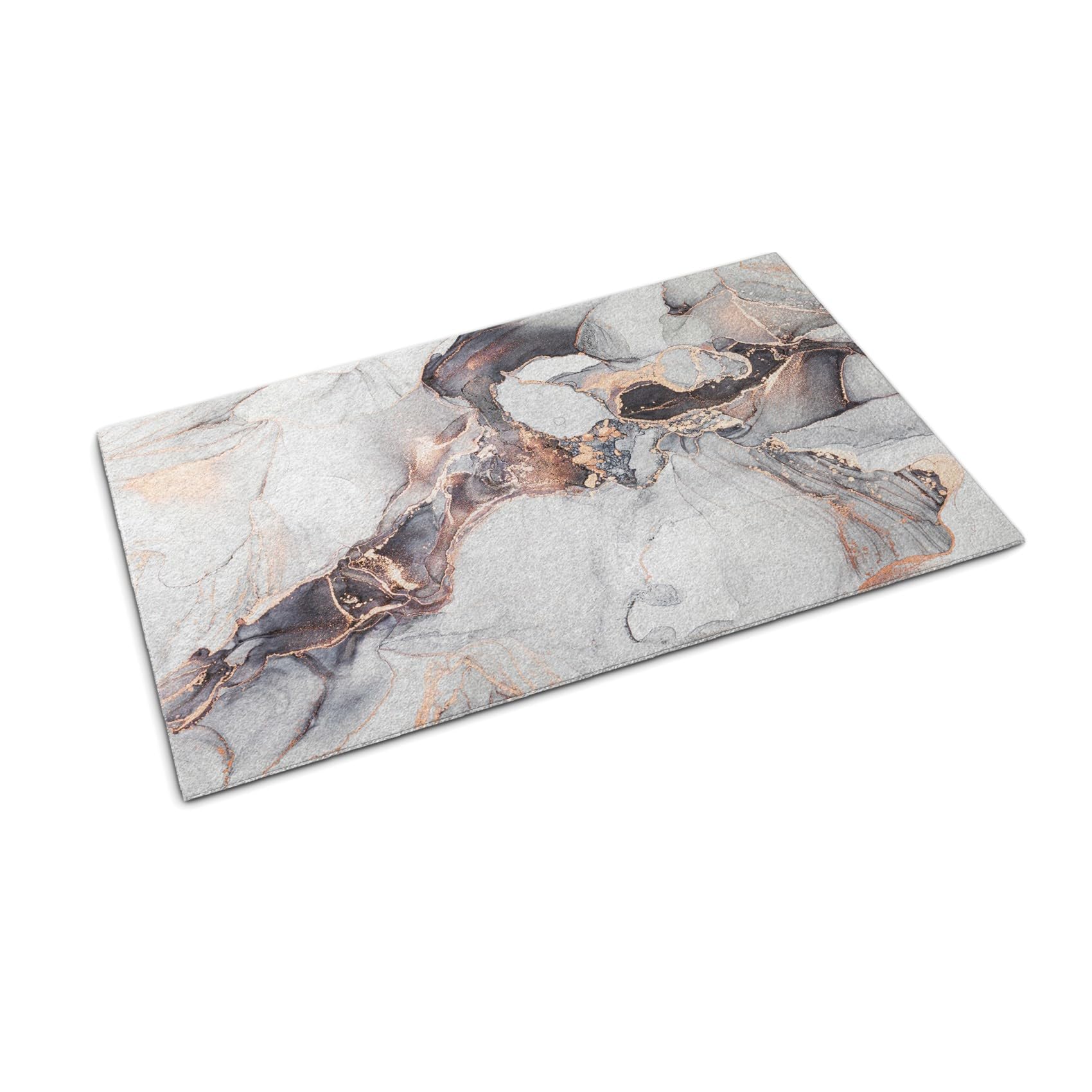 Paillasson Tulup 60x40 cm effet marbre léger pour entrée extérieure