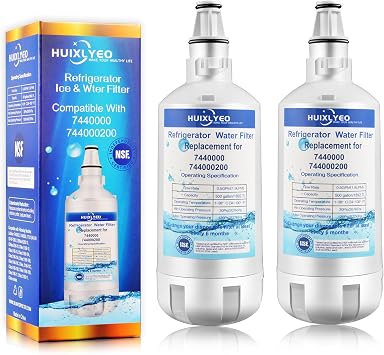 EFF-6043A Replacement Filter, Compatible with Liebherr 744000200, 7440002 Refrigerator Water filter2PCS