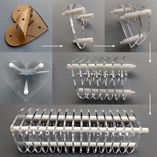 Miniatura 4 de Kits electrónicos de luz de audio LED DIY (PP16LED-HEART)