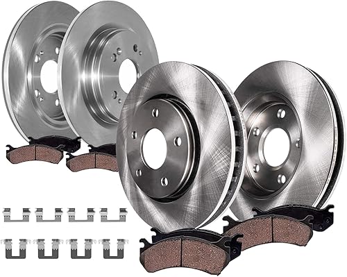 Miniatura 13 de Detroit Axle - Kit de freno para Mazda 3 06-13 2009 2010 2012-2013 Mazda 3 Sport, rotores de freno de disco pastillas de freno de cerámica 2006 2007