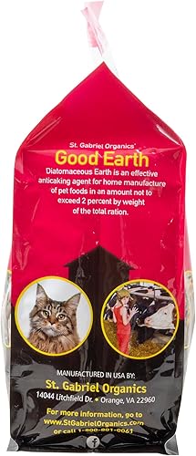 Miniatura 5 de St. Gabriel Organics 50102-0 GoodEarth Tierra de diatomeas de grado alimenticio, 4 libras, color blanco