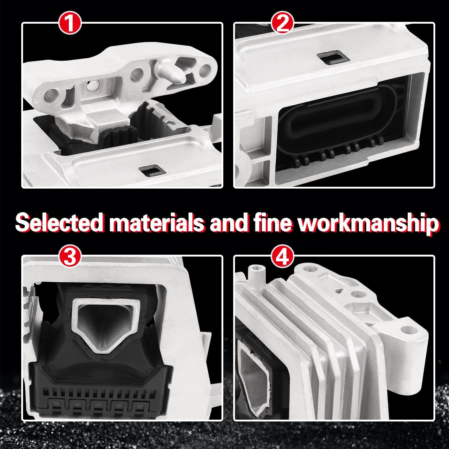 Engine Motor Mount Compatible with MINI Cooper 2014-2022 & Cooper Clubman 2016-2022 & Cooper Countryman 2014-2023 1.5L 2.0L,X1 2016-2022 & X2 2018-2023 & 228I M235I 2020-2023 2.0L Replace# A70063 1PCS