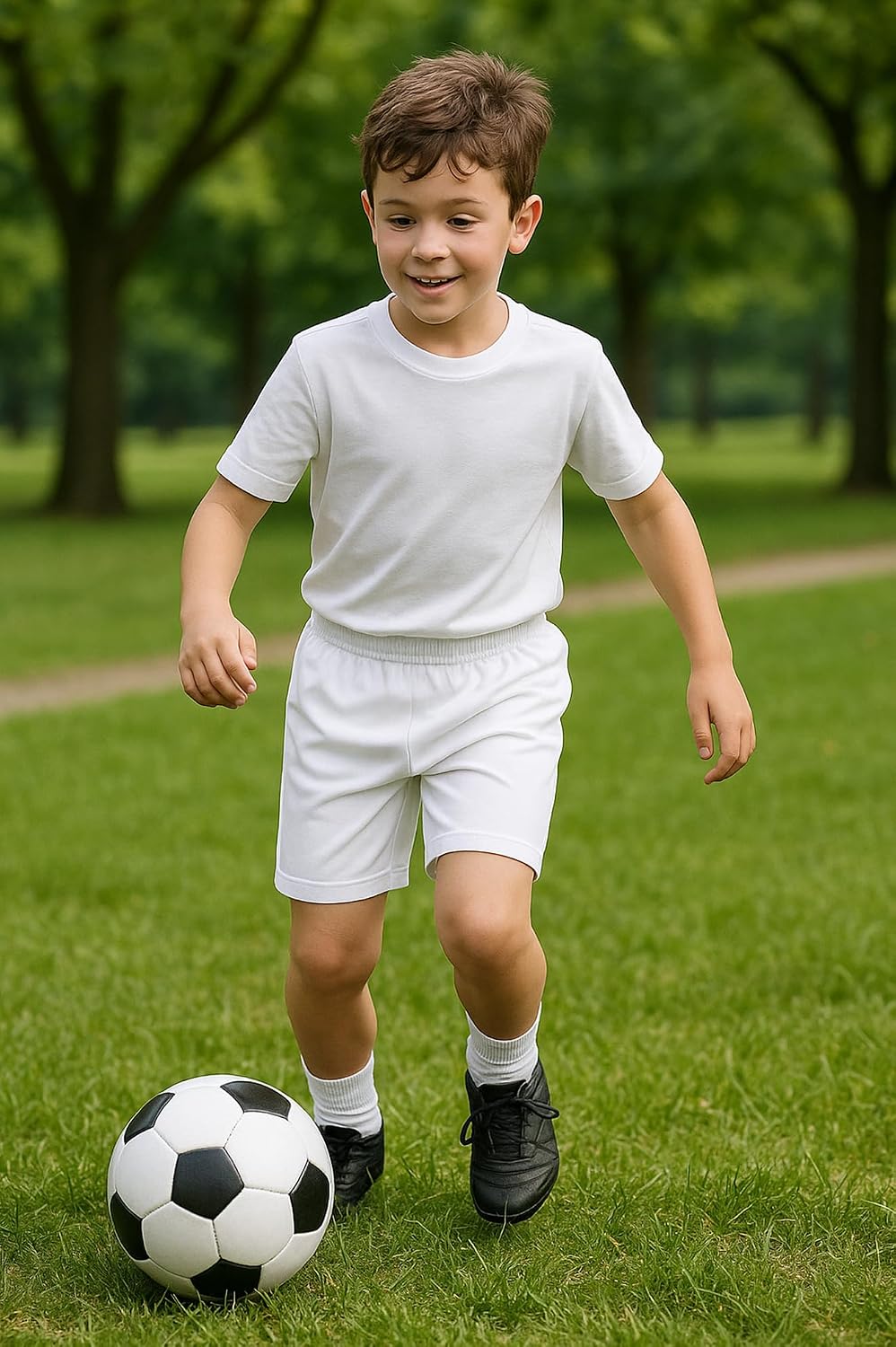 Just 4 Kicks Kids Soccer Shorts - 2026 Fit Update (See Size Chart: Shorts Run One Size Large) Youth Sizes