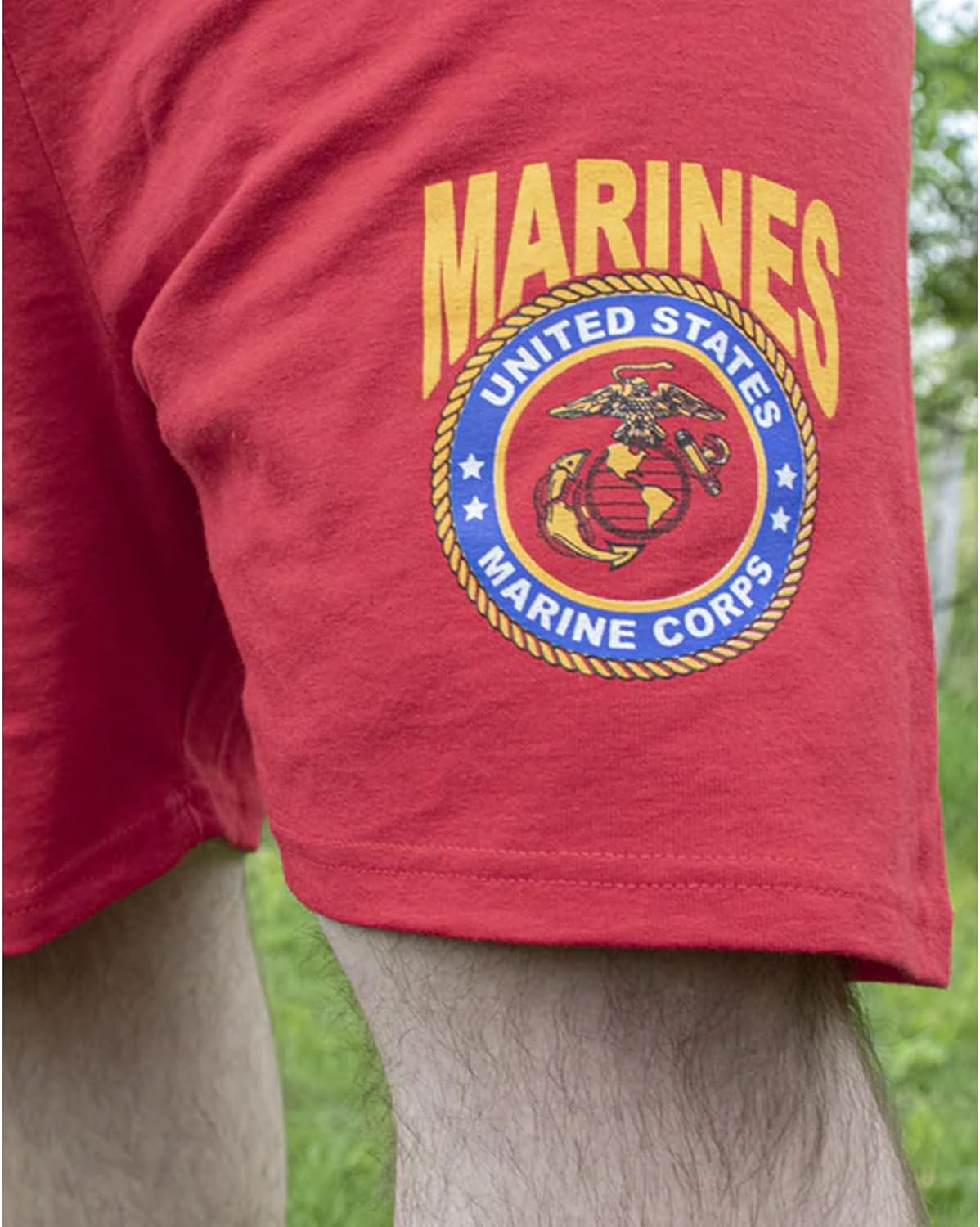 FOX OUTDOOR PRODUCTS Men's Running Shorts w/Pattern - Comfortable Breathable Cotton Blend Sport Casual Short for Working Out