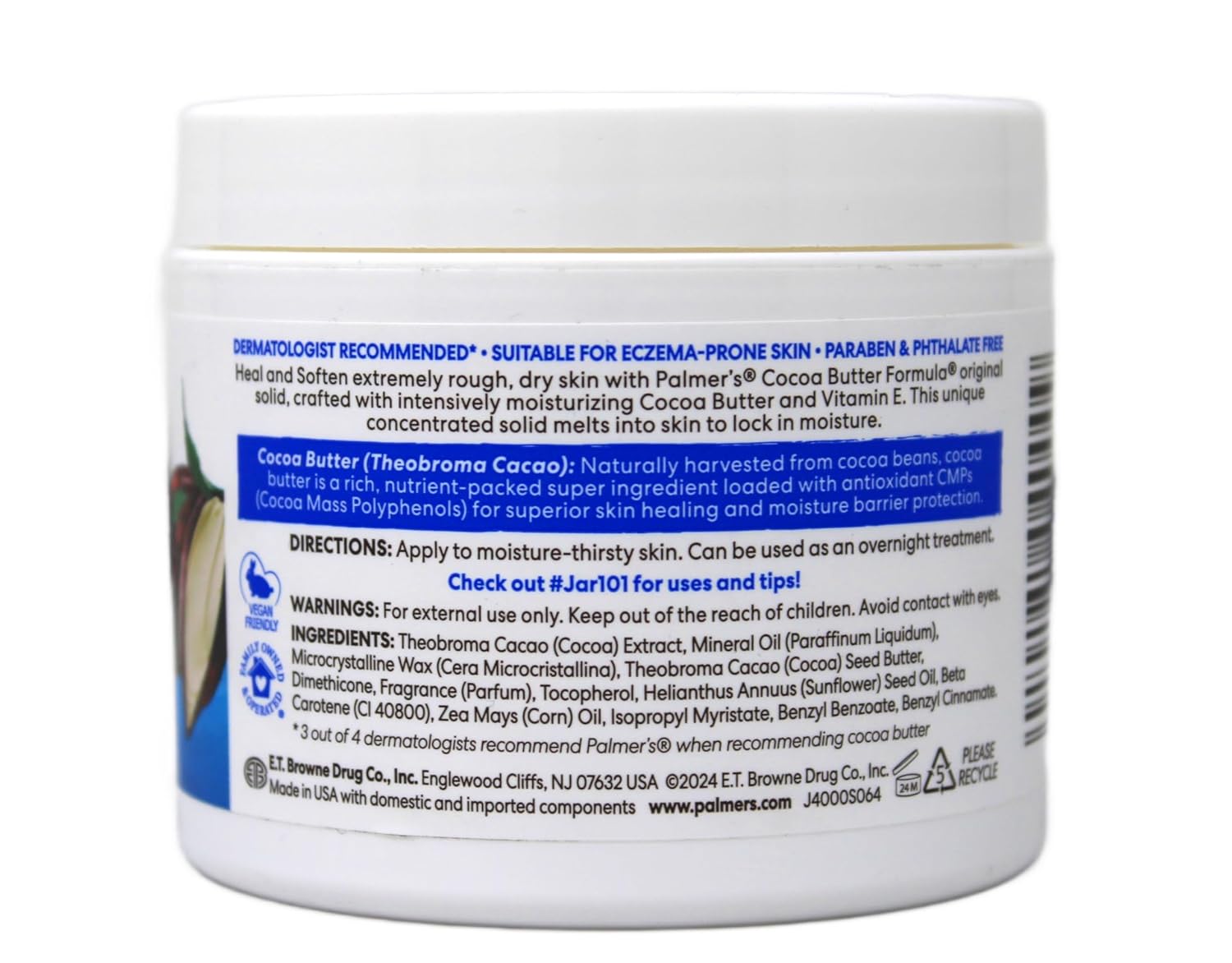 Palmer's Cocoa Butter Formula Cream 3.50 oz (Pack of 10)