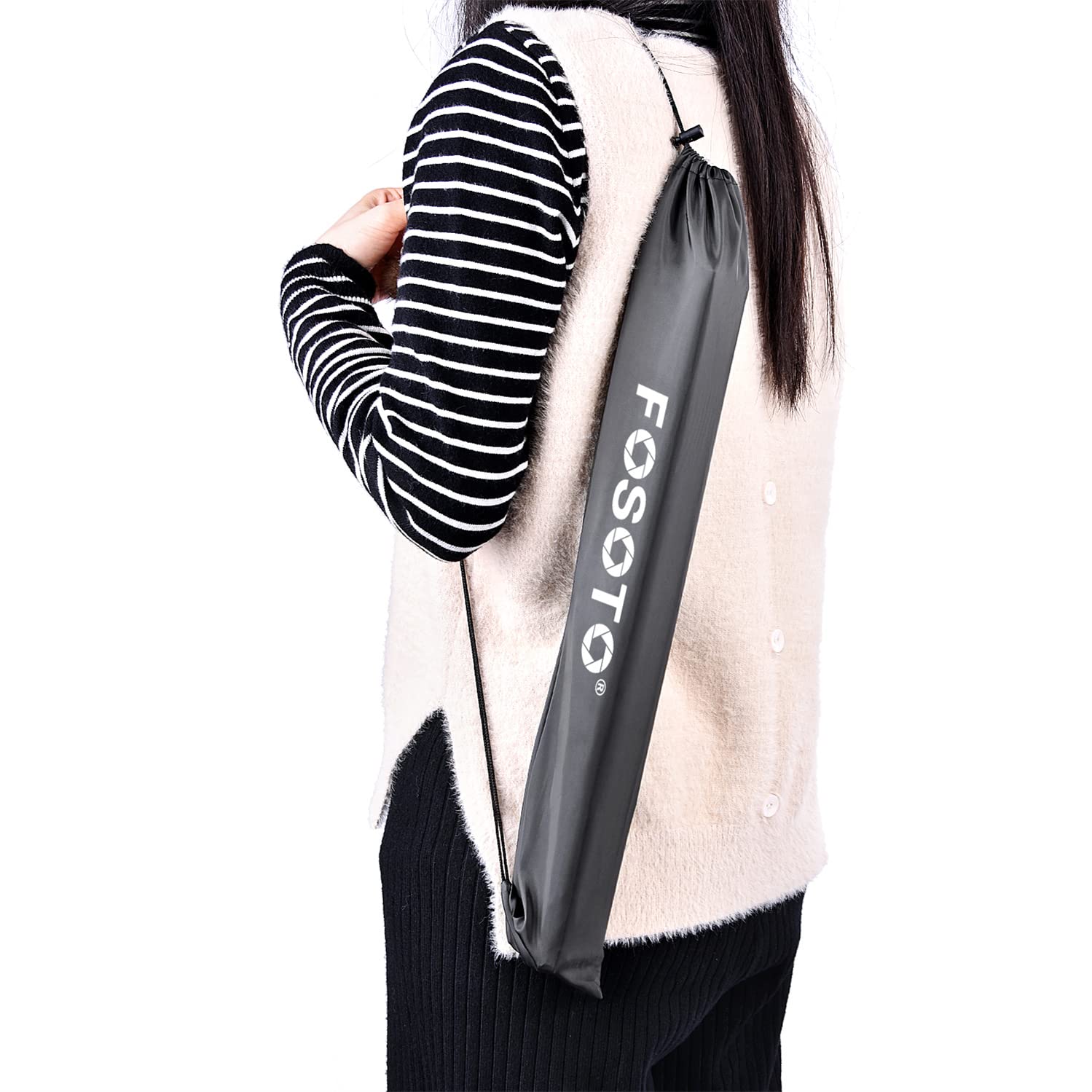 FOSOTO Lampenstativ 192cm faltbar Lichtständer Lichtstativ aus Aluminium Kompaktes Leichtes Lichtstativ Traglast 4kg für Fotostudio Beleuchtung Blitzlicht Fotografie mit Tasche