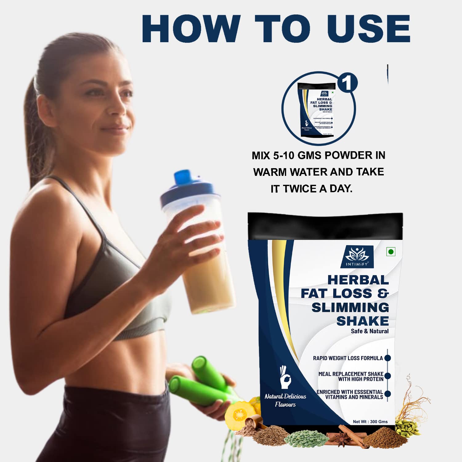 Buy Now Intimify Slimming Meal Replacement Shake, Belly &Amp; Fat