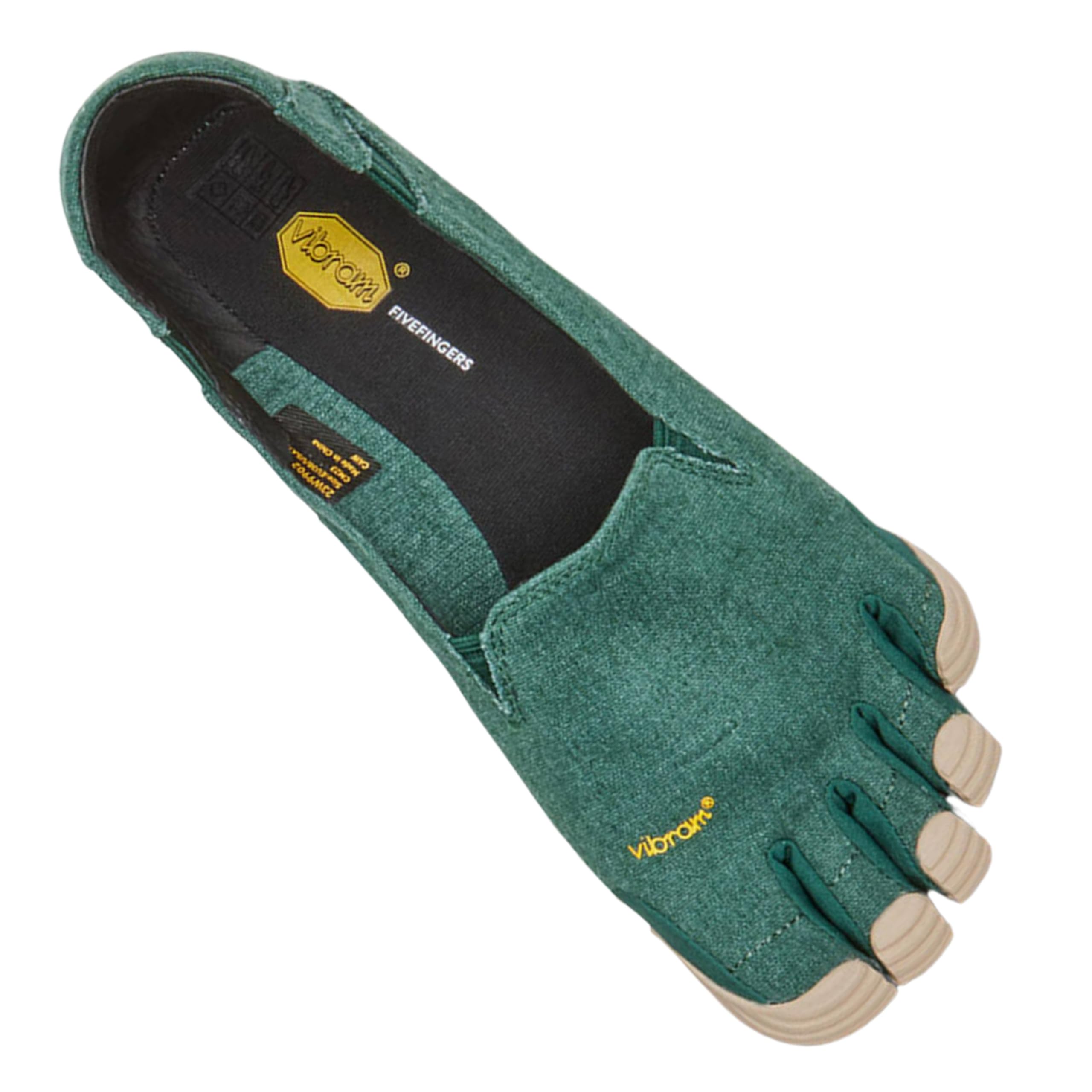 Vibram Mężczyźni Vibram Fivefingers Cvt Lb Green BeigeMokasyn płaski