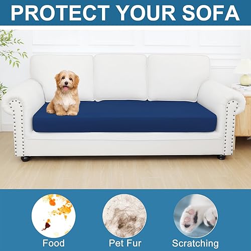 Miniatura 254 de Smiry Fundas de cojín de sofá con estampado, fundas de sofá elásticas y suaves para sofá, funda de sofá antideslizante lavable protector de muebles