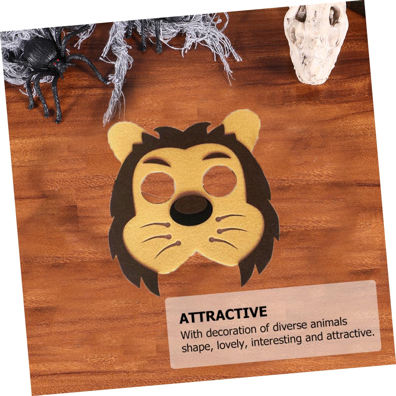 30pezzi Maschere Animali Per Halloween Da Feltro Per Cosplay e Feste Danza Comfort e Durabilità Assicurati